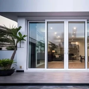  Four-panel sliding door